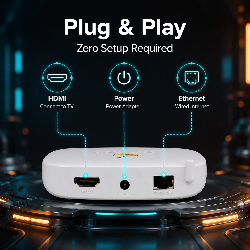 Cherry Player 2026 4K Android Media Player with Voice Remote