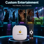 Cherry Player 2026 4K Android Media Player with Voice Remote