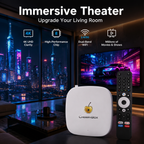 Cherry Player 2026 4K Android Media Player with Voice Remote